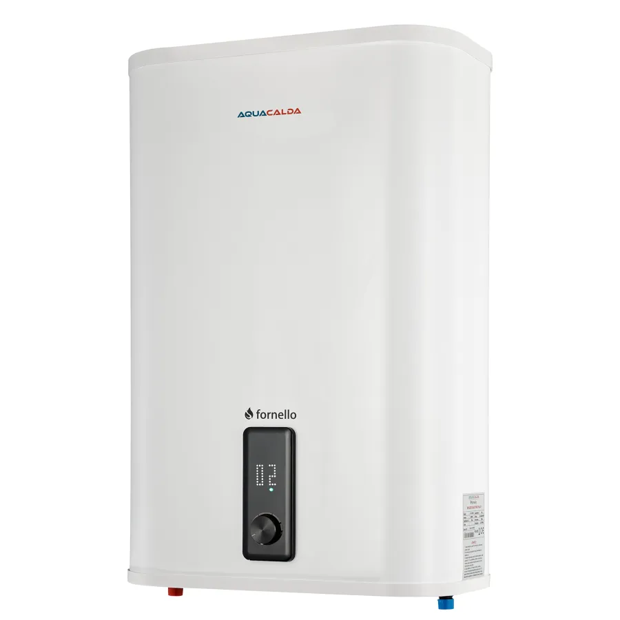 Boiler electric Fornello AQUACALDA Flat, 80 Litri, 2000W, montaj vertical/orizontal