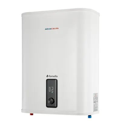 Boiler electric Fornello AQUACALDA Flat, 50 Litri, 2000W, montaj vertical/orizontal