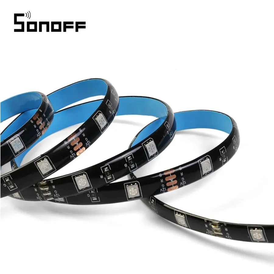 Kit Banda LED RGB Inteligenta Sonoff L1, 4M cu Telecomanda