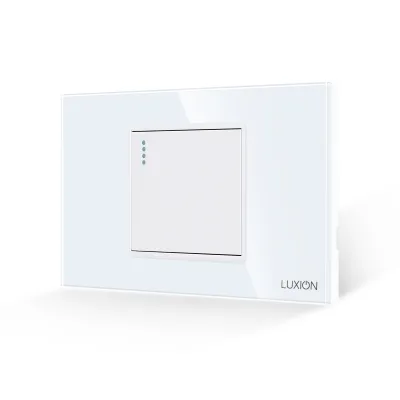 Intrerupator Simplu Mecanic LUXION Rama Sticla 2/3M