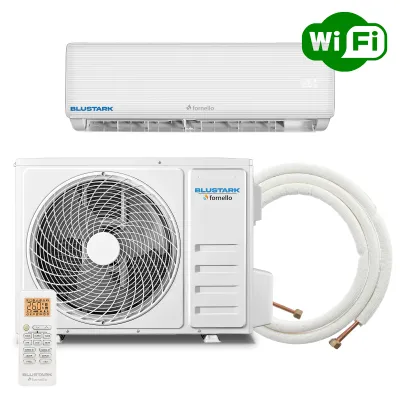 Aer condiționat Fornello BluStark FAN 12 CB, 12000 BTU, Clasa A++, Wi-Fi, Kit inclus